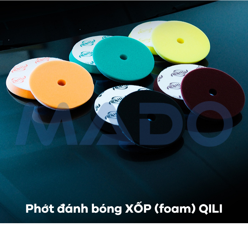 Phớt xốp QILI (Foam) đánh bóng xe ô tô